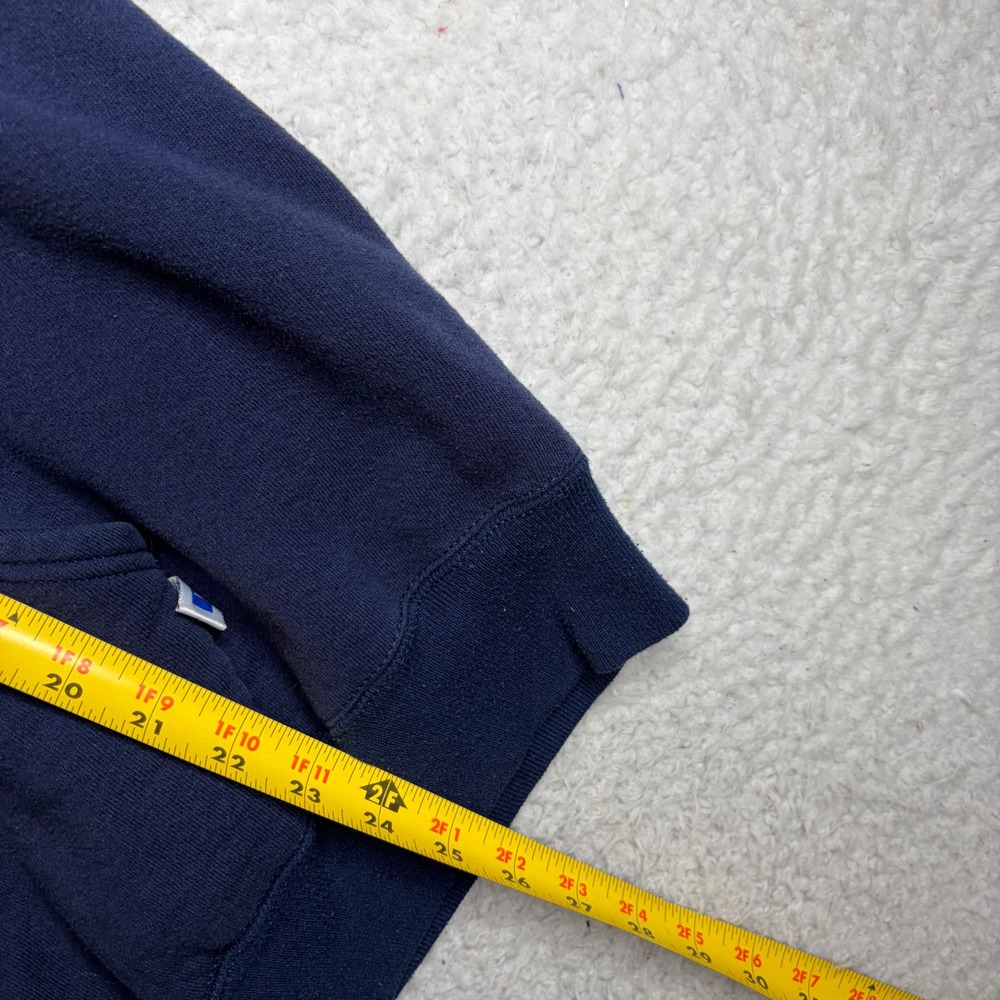 Vintage Russell Athletic The Citadel Hoodie Navy Blue Made in USA XL Sweatshirt - Picture 5 of 6
